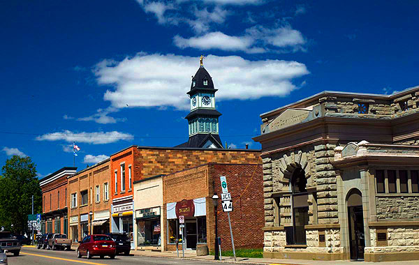 Coudersport's historic North Main Street, looking northeast